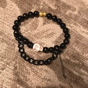 Skull beaded bracelet